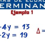 Resuelve sistemas de ecuaciones 2x2 con determinantes