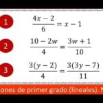 Solución de ecuaciones lineales: cómo resolverlas paso a paso